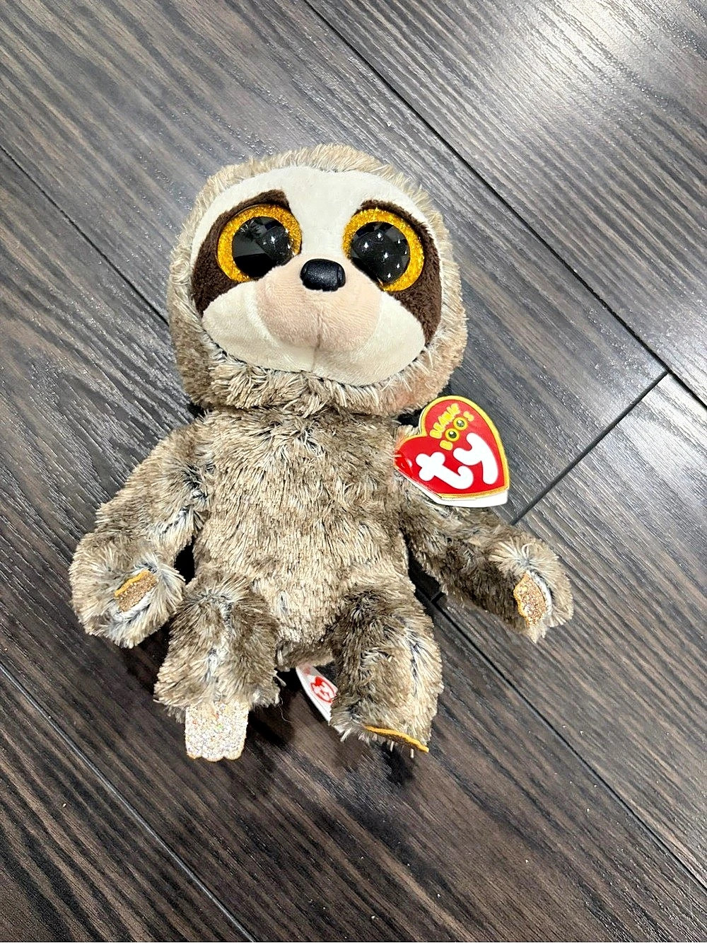 Ty Dangler the Sloth Plush Toy Brown & Cream